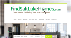 Desktop Screenshot of findsaltlakehomes.com